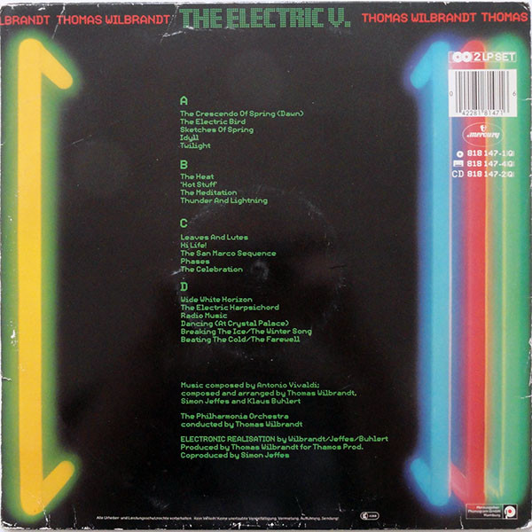 Thomas Wilbrandt - The Electric V. (2xLP, Album)