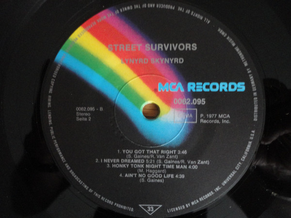 Lynyrd Skynyrd - Street Survivors (LP, Album)