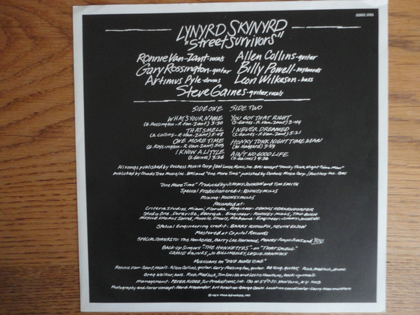 Lynyrd Skynyrd - Street Survivors (LP, Album)