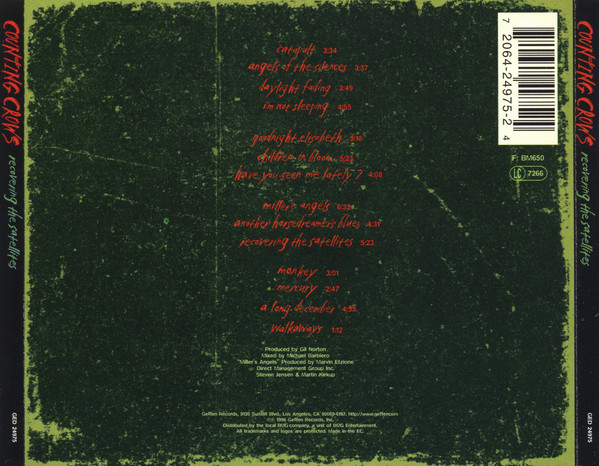 Counting Crows - Recovering The Satellites (CD, Album)