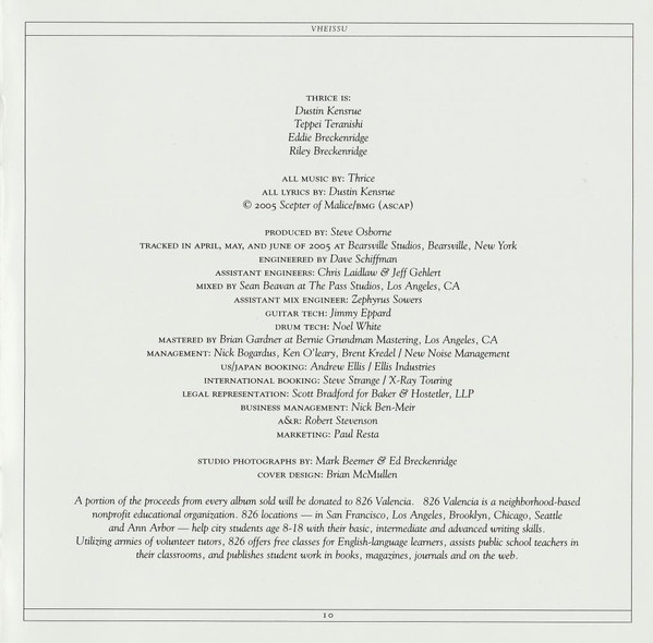 Thrice - Vheissu (CD, Album)