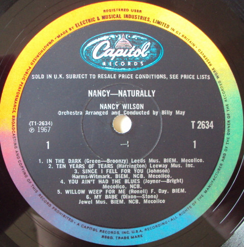Nancy Wilson - Nancy - Naturally (LP, Album, Mono)