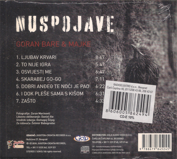 Goran Bare & Majke - Nuspojave (CD, Album)