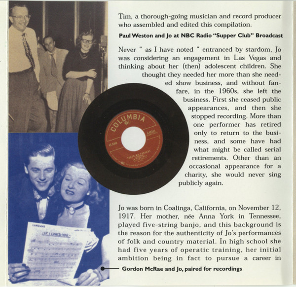 Jo Stafford - The Columbia Hits Collection (CD, Comp)