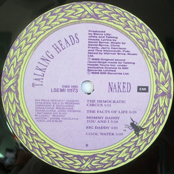 Talking Heads - Naked (LP, Album)