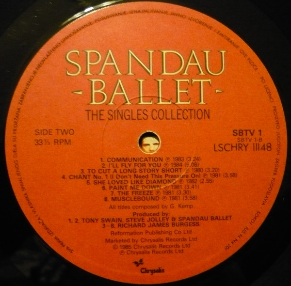 Spandau Ballet - The Singles Collection (LP, Comp)