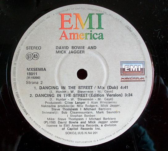 David Bowie and Mick Jagger - Dancing In The Street (12
