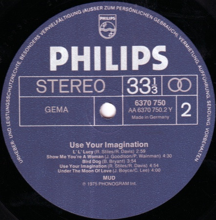 Mud - Use Your Imagination (LP, Album)