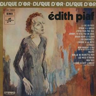 Edith Piaf - Le Disque D'Or D'Edith Piaf (LP, Comp, Gat)