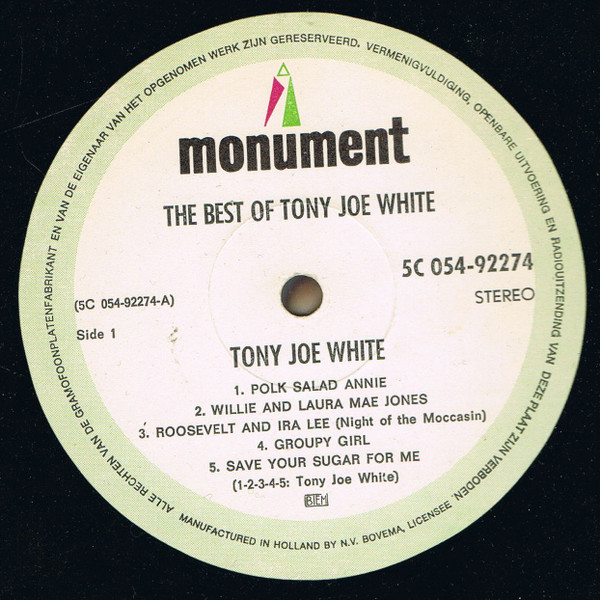 Tony Joe White - The Best Of Tony Joe White (LP, Comp)