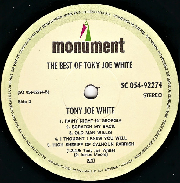 Tony Joe White - The Best Of Tony Joe White (LP, Comp)