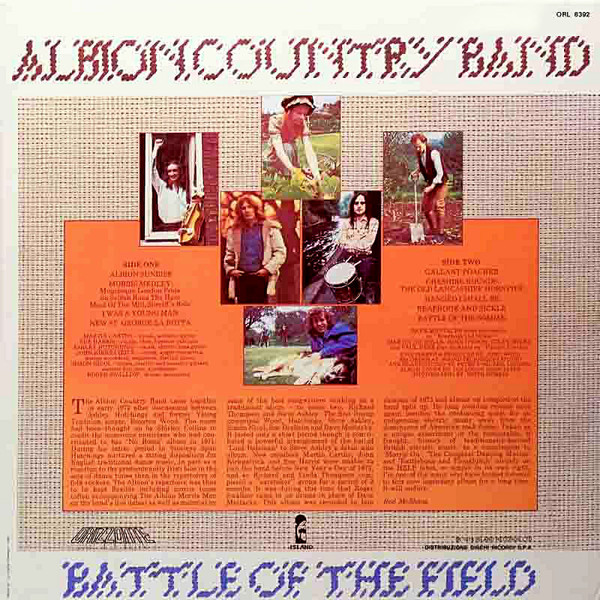 The Albion Country Band - Battle Of The Field (LP, Album)