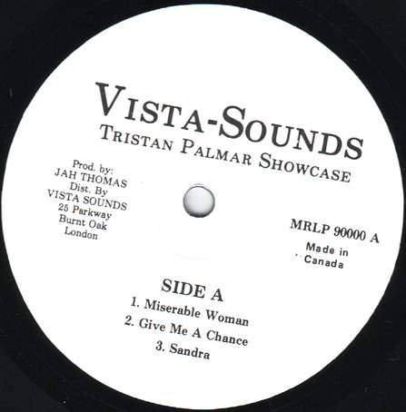 Triston Palma* - Show Case (In A Roots Radics Drum And Bass) (LP, Album, RP)