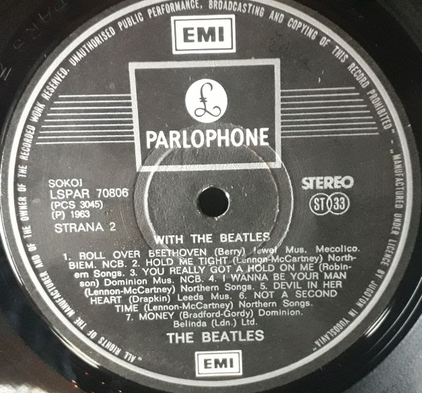 The Beatles - With The Beatles (LP, Album, RE)