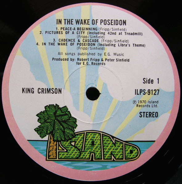 King Crimson - In The Wake Of Poseidon (LP, Album, RE, Tex)