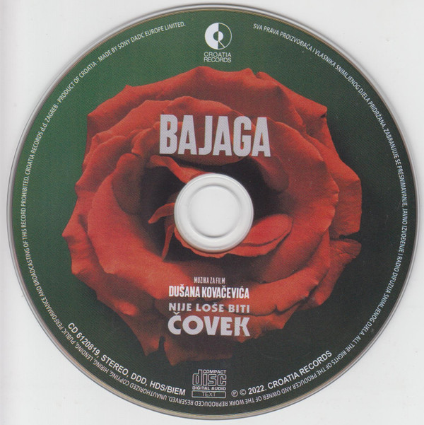 Bajaga* - Nije Loše Biti Čovek (Muzika Za Film Dušana Kovačevića) (CD, Album, Dig)