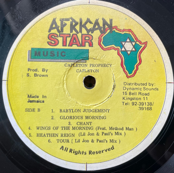 Capleton - Prophecy (LP, Album)
