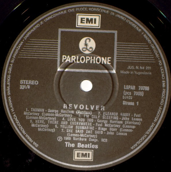 The Beatles - Revolver (LP, Album, RE)