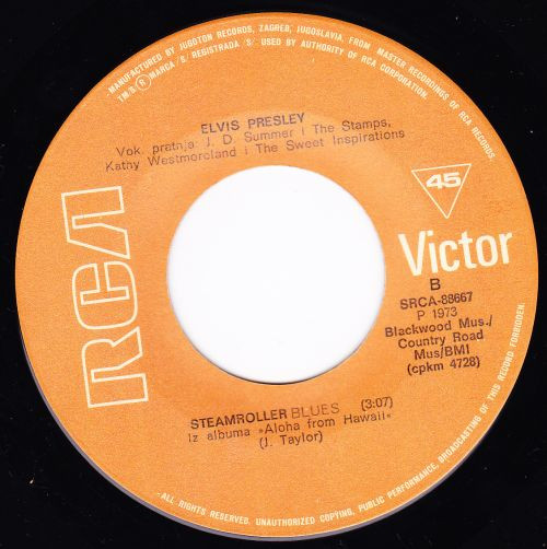 Elvis Presley - Fool / Steamroller Blues (7