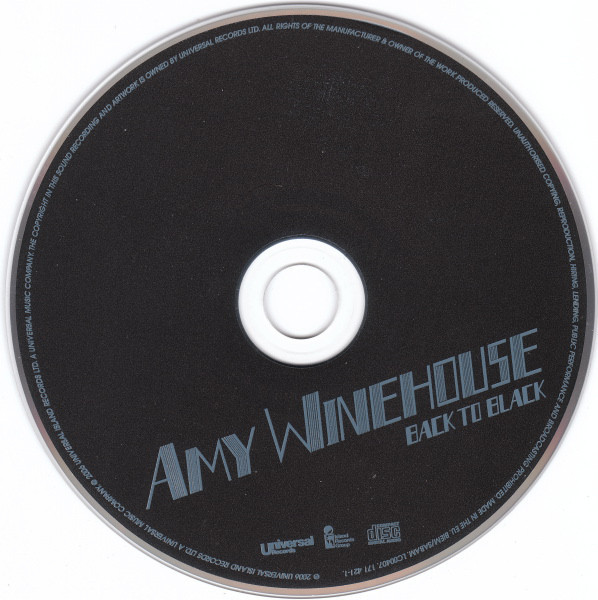 Amy Winehouse - Back To Black (CD, Album, Sup)