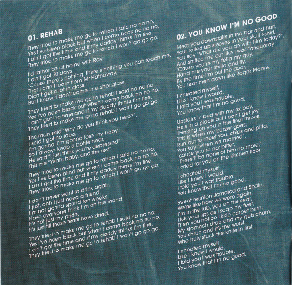 Amy Winehouse - Back To Black (CD, Album, Sup)