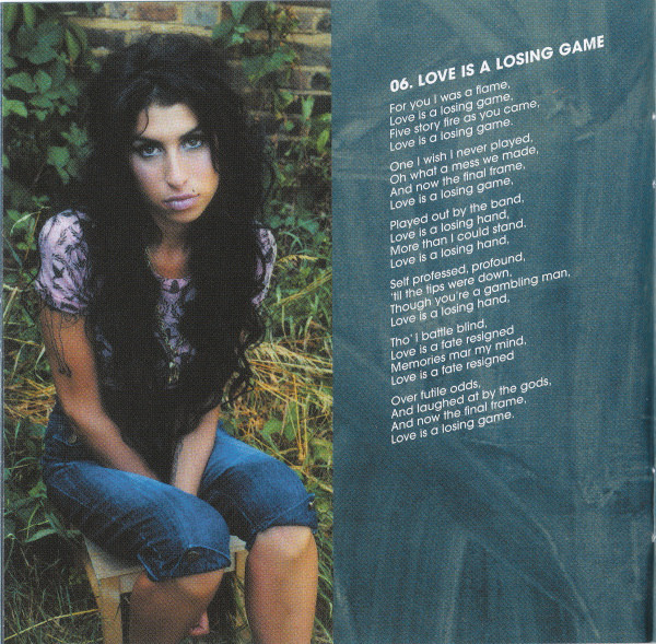 Amy Winehouse - Back To Black (CD, Album, Sup)