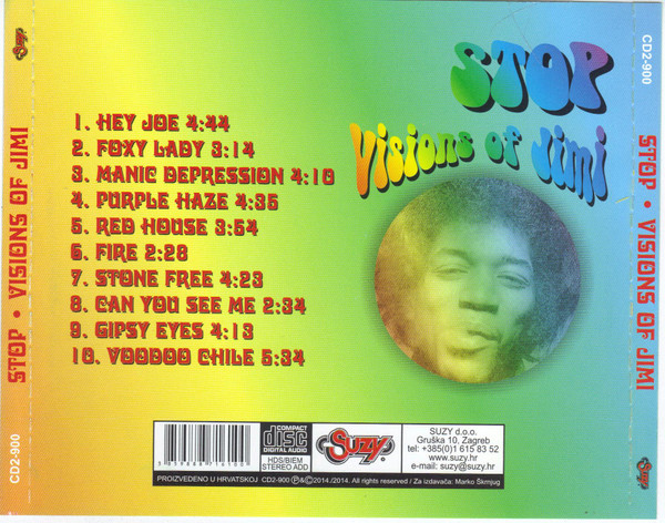 Stop (5) - Visions Of Jimi (CD, Album)