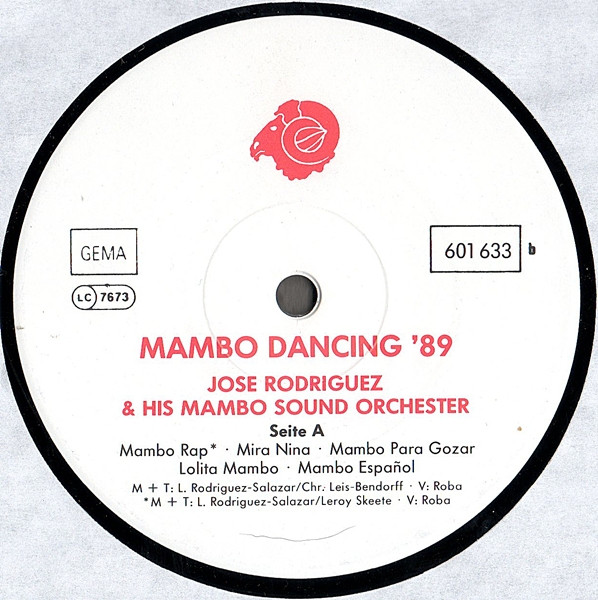José Rodriguez (9) & His Mambo Sound Orchester - Mambo Dancing '89 (LP, Album)