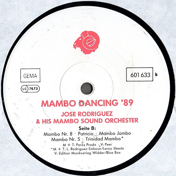 José Rodriguez (9) & His Mambo Sound Orchester - Mambo Dancing '89 (LP, Album)