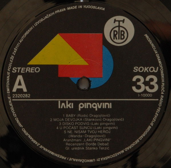 Laki Pingvini - Muzika Za Mlade (LP, Album)