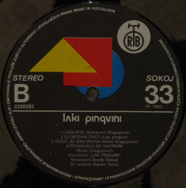 Laki Pingvini - Muzika Za Mlade (LP, Album)