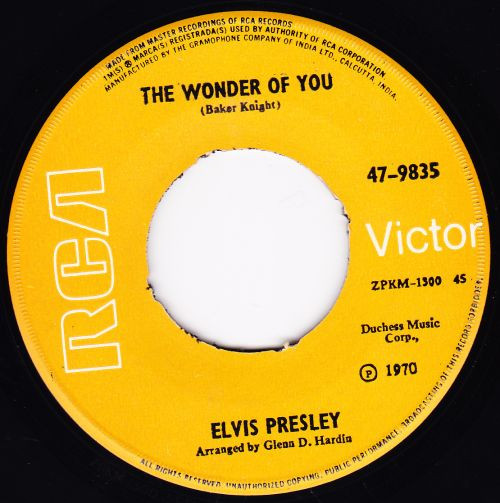 Elvis Presley - The Wonder Of You (7