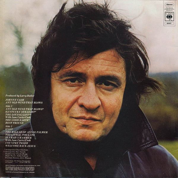 Johnny Cash - Any Old Wind That Blows (LP, Album)
