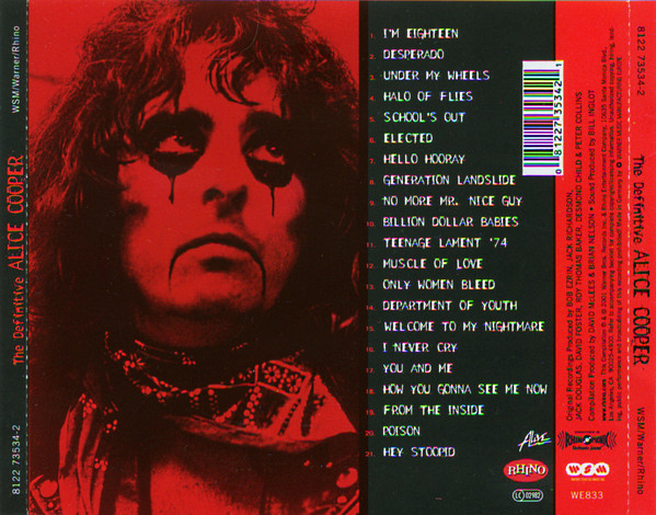 Alice Cooper (2) - The Definitive Alice Cooper (CD, Comp, RM)