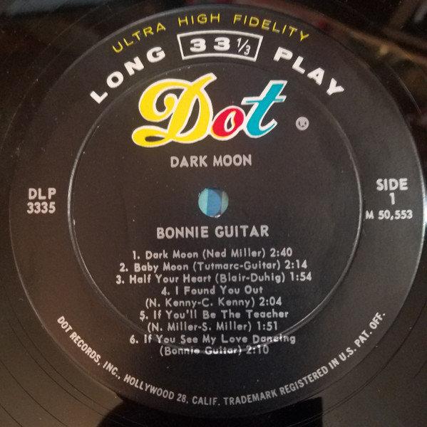 Bonnie Guitar - Dark Moon (LP, Mono)