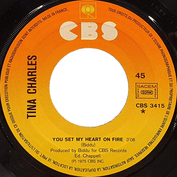 Tina Charles - You Set My Heart On Fire (7