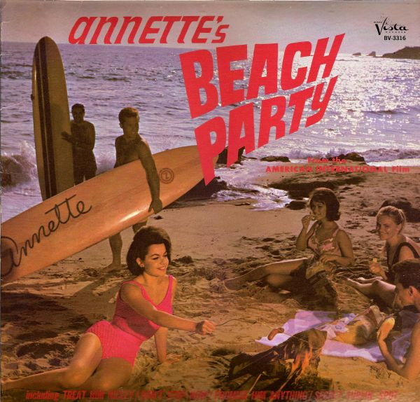 Annette (7) - Annette's Beach Party (LP, Album, Mono, RP)