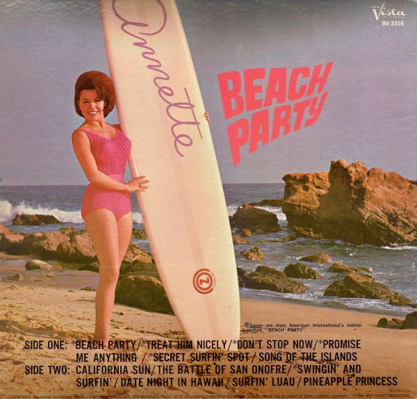 Annette (7) - Annette's Beach Party (LP, Album, Mono, RP)