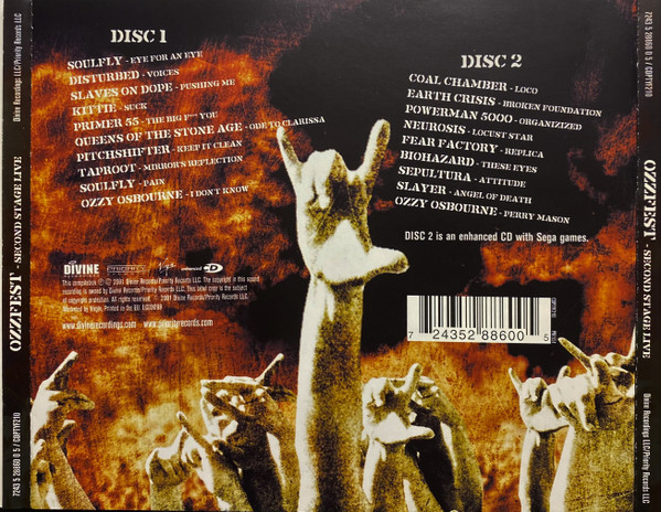 Various - Ozzfest Live - Second Stage (2xCD, Comp, Enh, Liv)