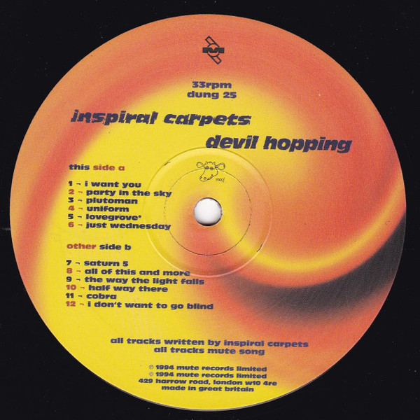 Inspiral Carpets - Devil Hopping (LP, Album)