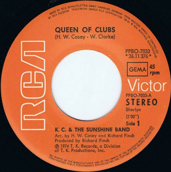 KC & The Sunshine Band - Queen Of Clubs (7