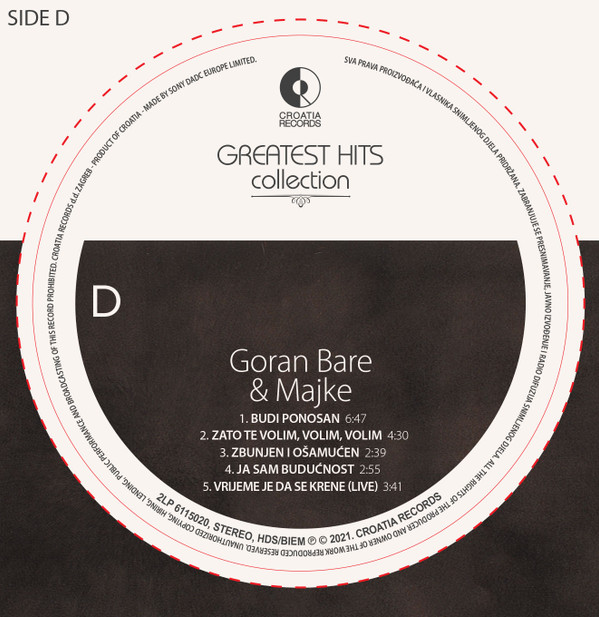 Goran Bare & Majke - Greatest Hits Collection (2xLP, Comp, Dlx, RM)