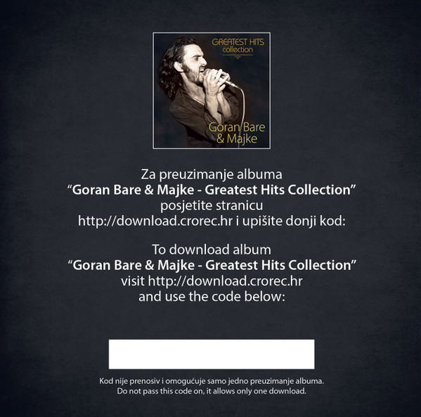 Goran Bare & Majke - Greatest Hits Collection (2xLP, Comp, Dlx, RM)