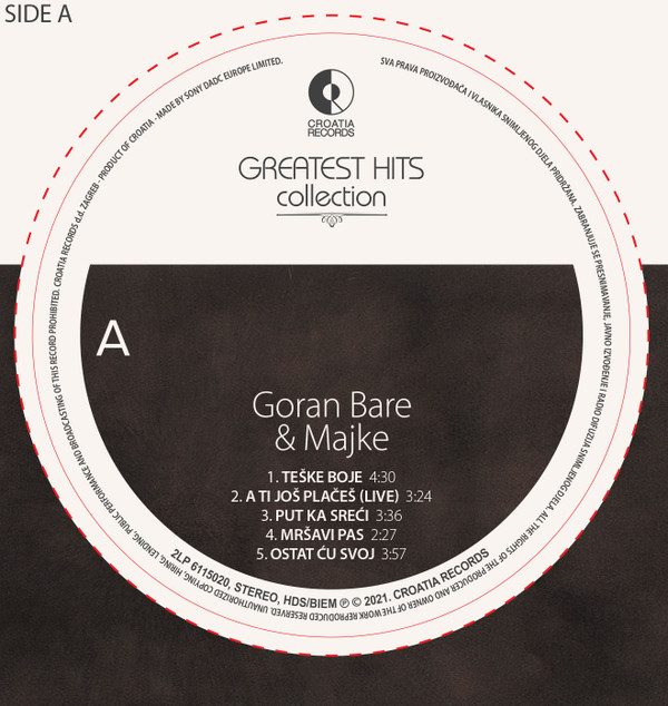 Goran Bare & Majke - Greatest Hits Collection (2xLP, Comp, Dlx, RM)