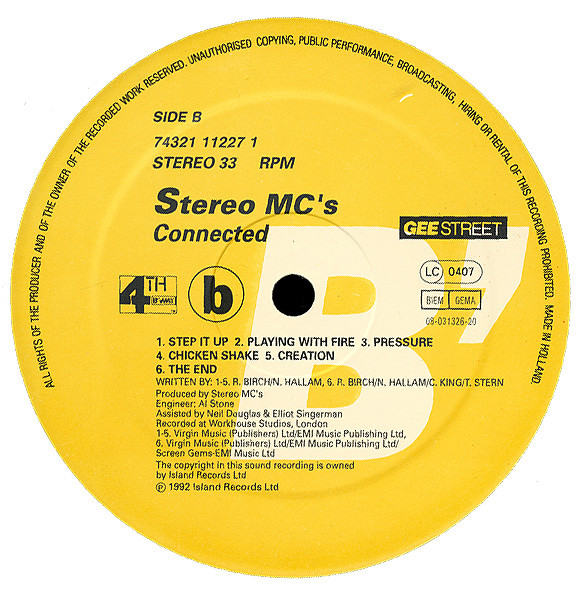 Stereo MC's - Connected (LP, Album)