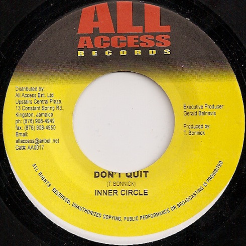 Inner Circle / Alcatraz (11) - Don't Quit / Having My Baby (7
