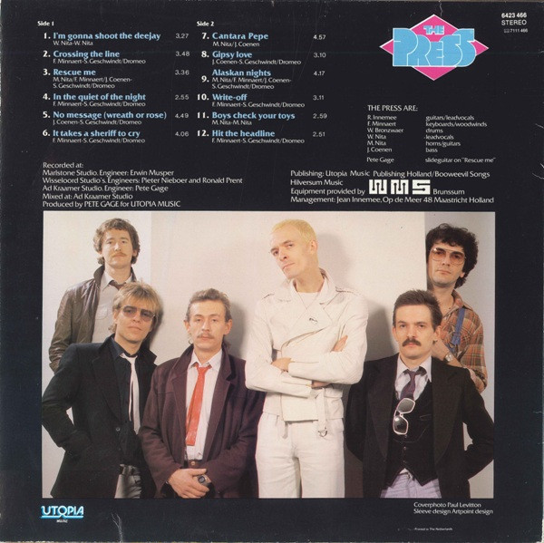 The Press (3) - Press Here (LP, Album)