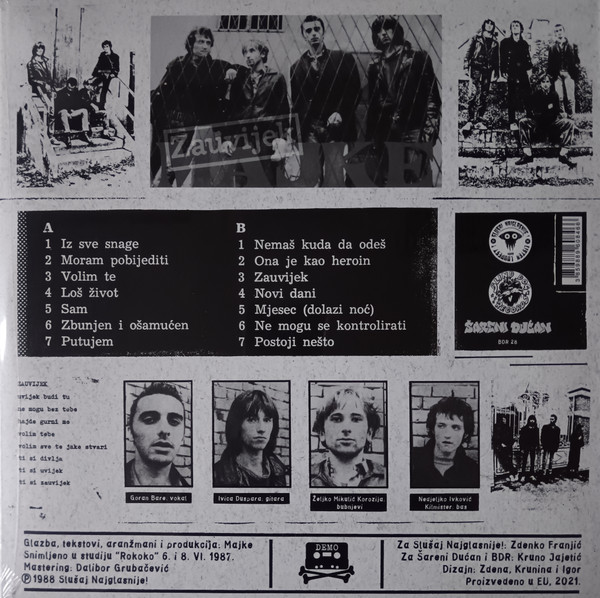 Majke - Zauvijek (LP, Album, RE, RM)