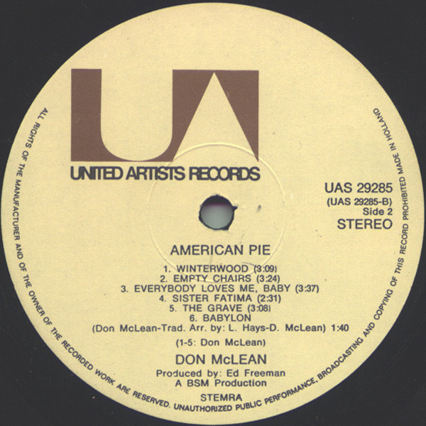 Don McLean - American Pie (LP, Album)