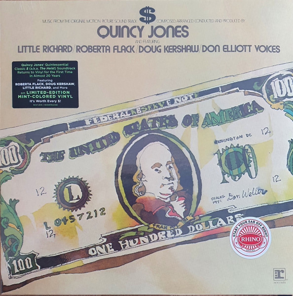Quincy Jones - $ (Music From The Original Motion Picture Sound Track) (LP, Album, Ltd, RE, Gre)